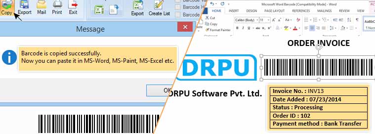 Copy Barcode Copy Barcode