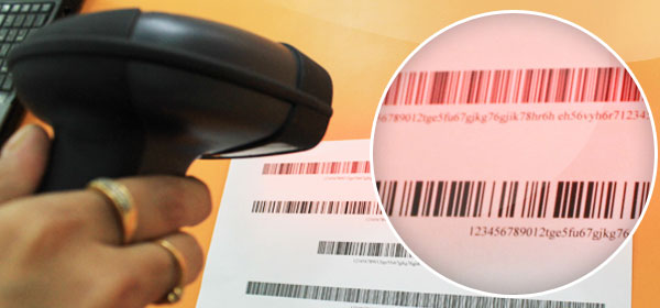 Non-Scannable Barcode Non-Scannable Barcode