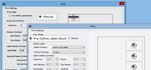 Print Setting Modes Print Setting Modes