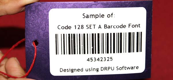 Design Code 128 SET A Barcode Font – HowToBarcode