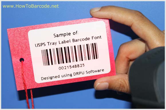 USPS Tray Label Barcode Font – HowToBarcode