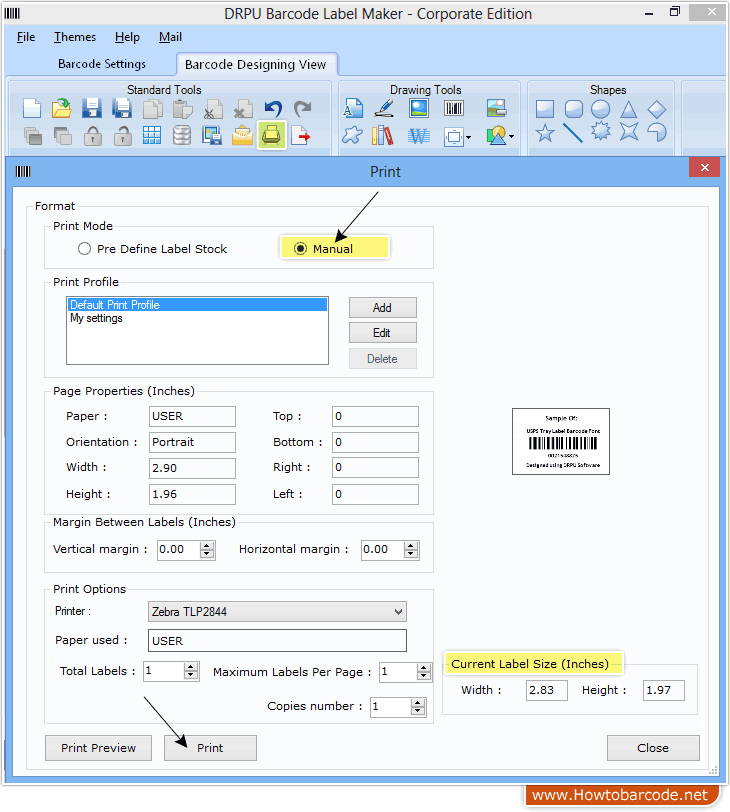 USPS Tray Label Barcode Font – HowToBarcode