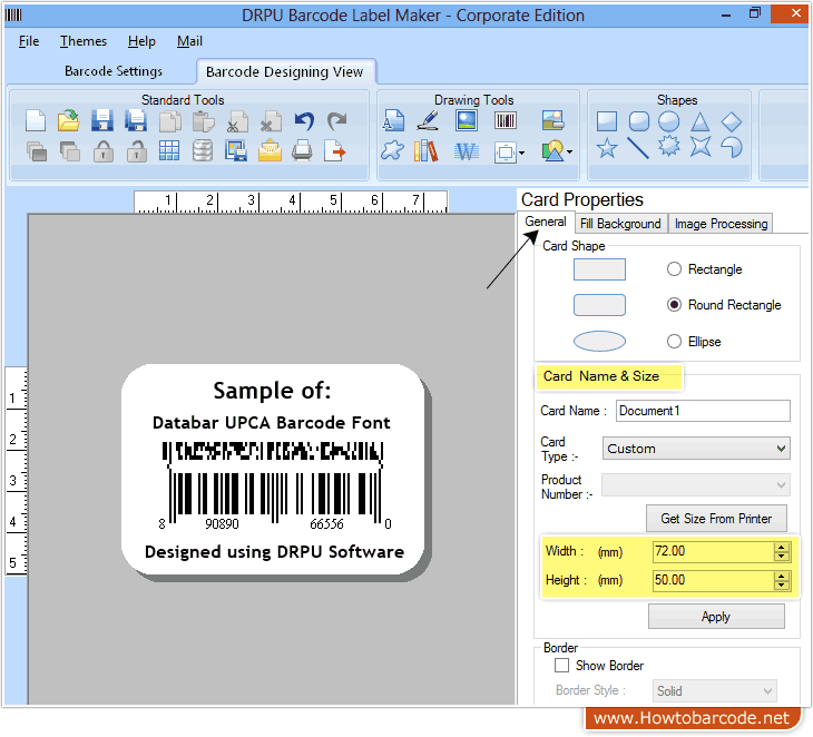 Design Barcode using DRPU Barcode Software