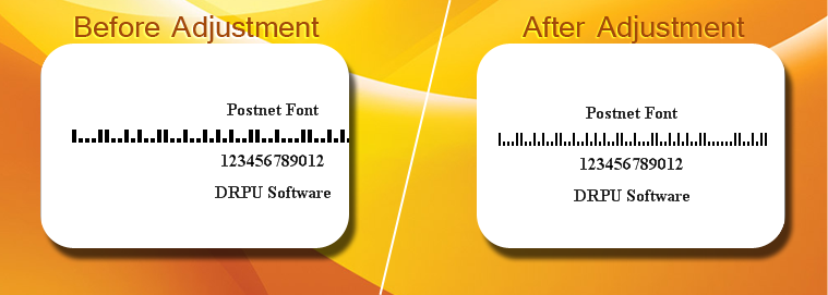 Bar Density Adjustment Bar Density Adjustment