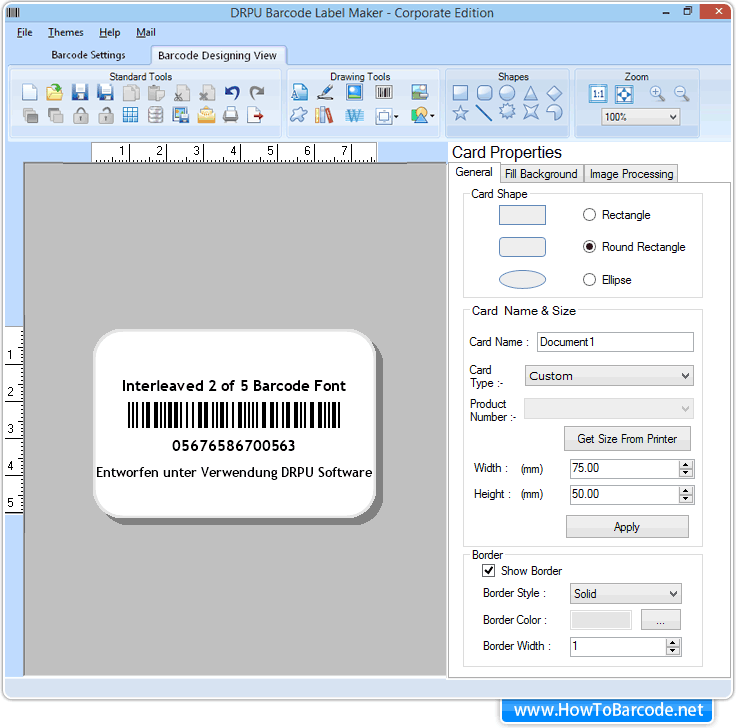 Interleaved 2 of 5 Barcode Font Howtobarcode