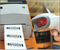 Barcode Printer and scanner