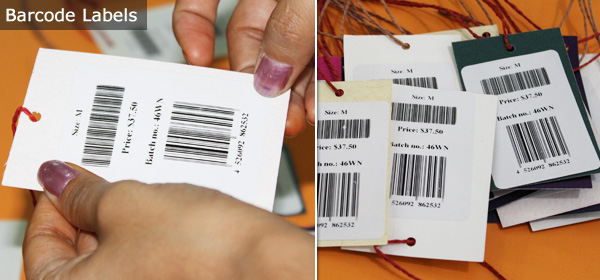 Designed Barcode Tag