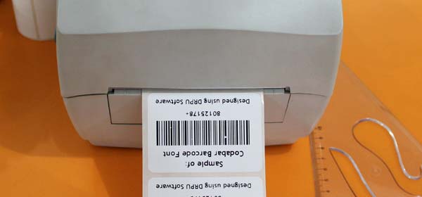 Printing Codabar Font Labels