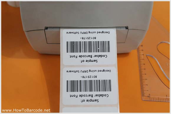 Codabar Barcode Labels