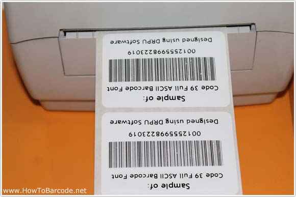 Barcode Thermal printer process