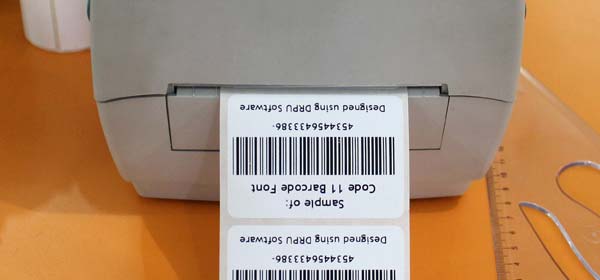 Print Designed Barcode