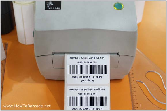 Print Barcode Label using thermal printer
