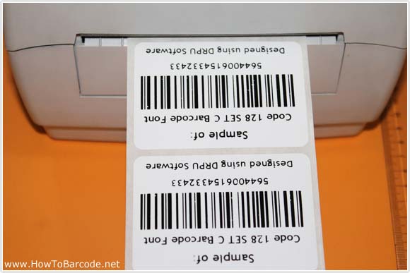 Print Code 128 Set C Barcode Font