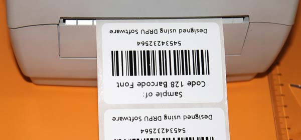 Print designed Barcode