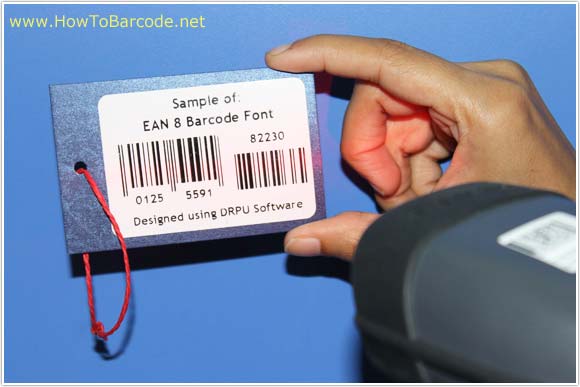 EAN8 Barcode Label Scanning