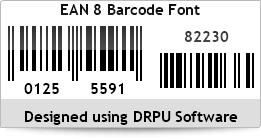 EAN8 Barcode Font