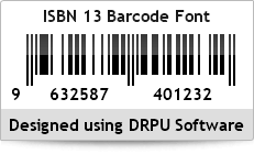 ISBN 13 Barcode Font