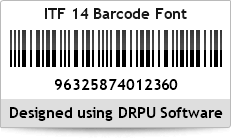 ITF-14 Barcode Font