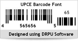 UPCE Barcode Font