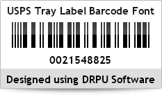 USPS Tray Label Barcode Font