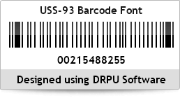 USS-93 Barcode Font