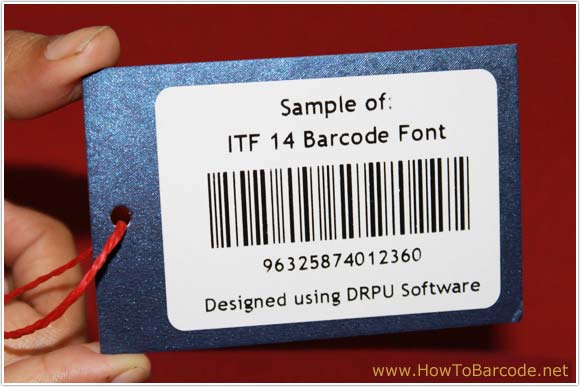 ITF-14 Barcode Font Sample