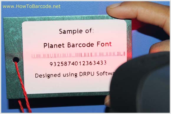 Scan Designed Barcode label