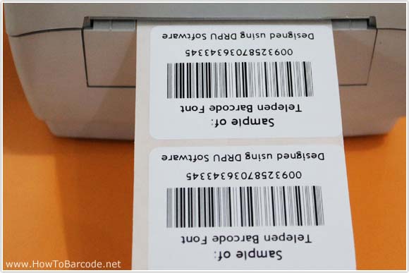 Scan Telepen Barcode Label