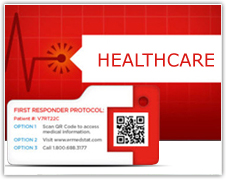Healthcare industry QR Barcode
