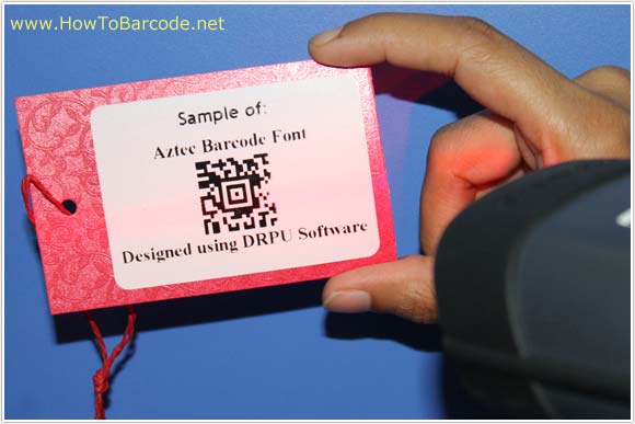 Scanning of Aztec Barcode Label