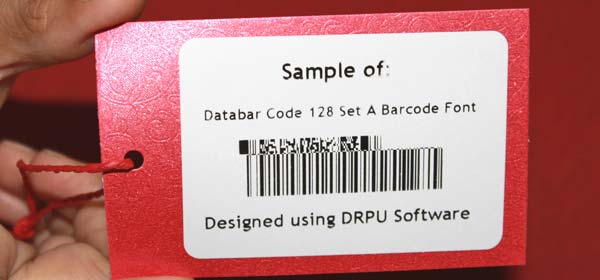 Databar Code 128 Set A Sample