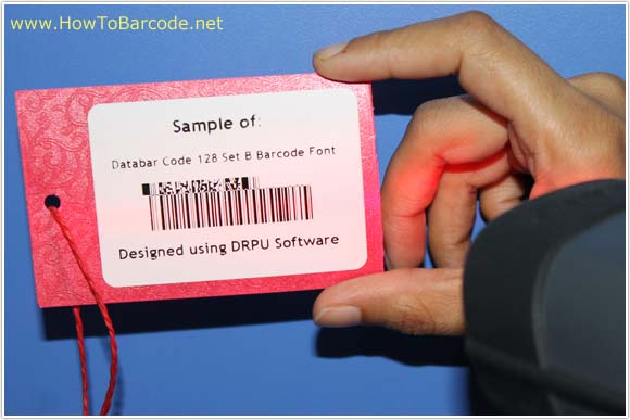 Designed Barcode Label Scanning process