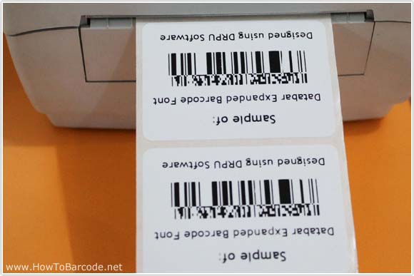 Databar Expanded Barcode Label