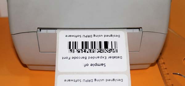 Printing Databar Expanded Font Labels