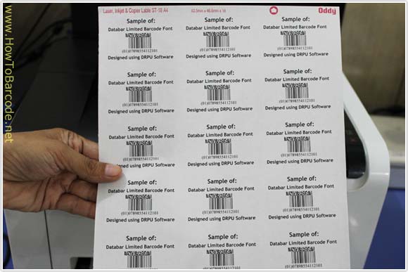 Barcode Printer Printing Process