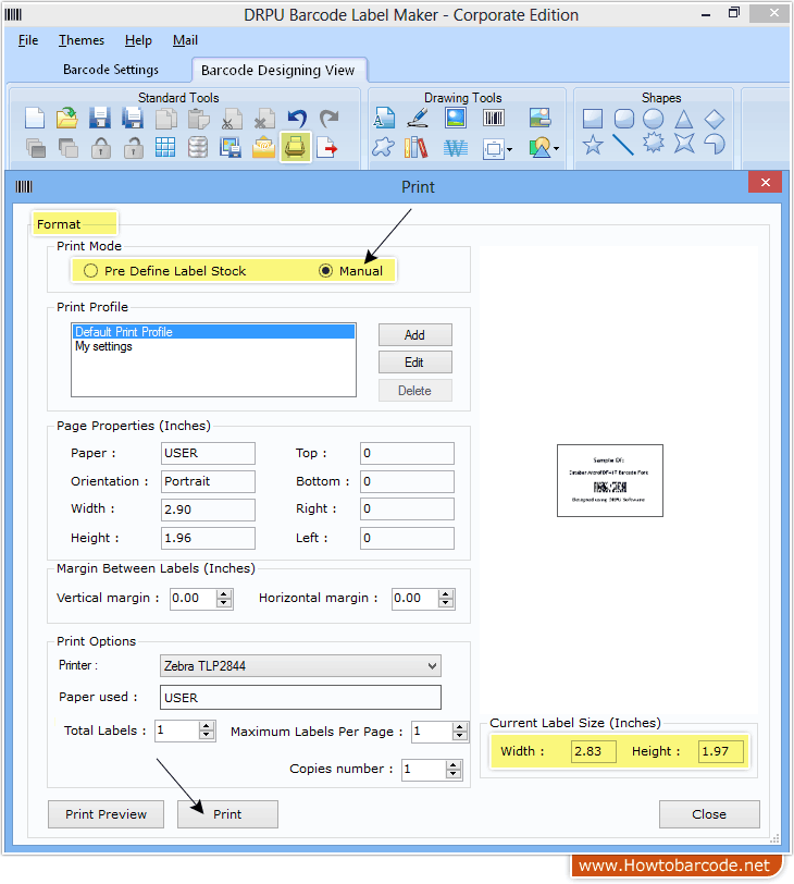 Print Databar MicroPDF417 Font