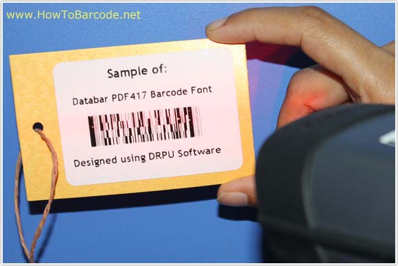 Scanning of Databar PDF417 Barcode