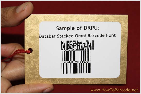 Databar Stacked Omni Font Sample