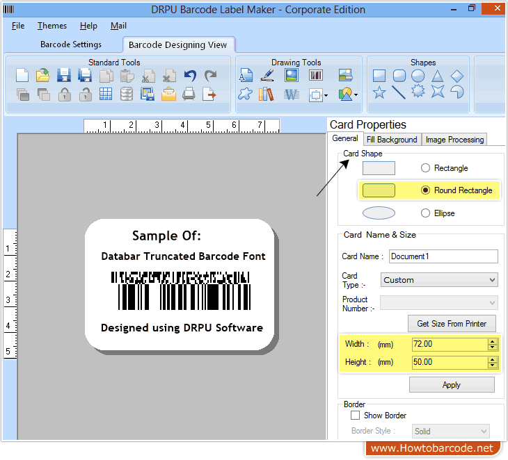 Design Barcode Labels