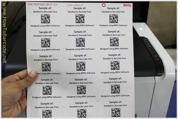 DataMatrix Barcode Labels