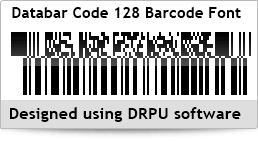 Databar Code 128 Barcode Font