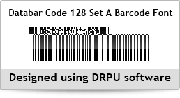 Databar Code 128 Set A Barcode Font