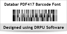 Databar PDF417 Barcode Font