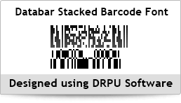 Databar Stacked Barcode Font