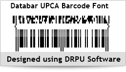 Databar UPCA Barcode Font