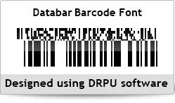 Databar Barcode Font