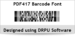 PDF417 Barcode Font