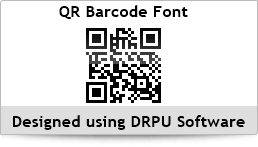 QR Code Barcode Font