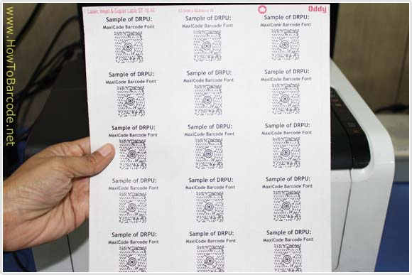 Maxicode Barcode Labels