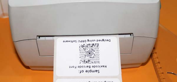 Printing Maxicode Font Labels